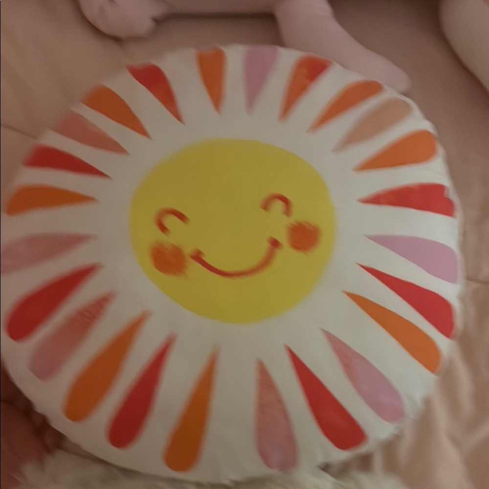 Sunshine Smiley Cushion